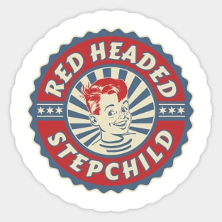 Red Headed Stepchild Sticker